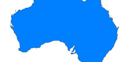 Austrália vetor mapa