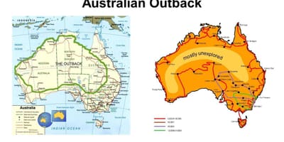 Outback australiano mapa